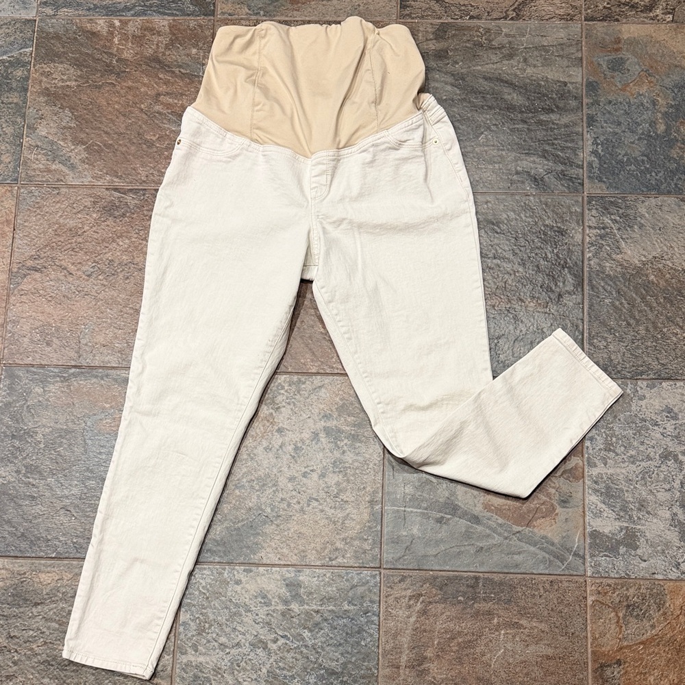 Isabel Maternity by Ingrid & Isabel Beige Skinny Pants